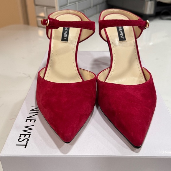 Nine West Women’s Daniela Buckle Strap Stiletto Pumps - Picture 2 of 10